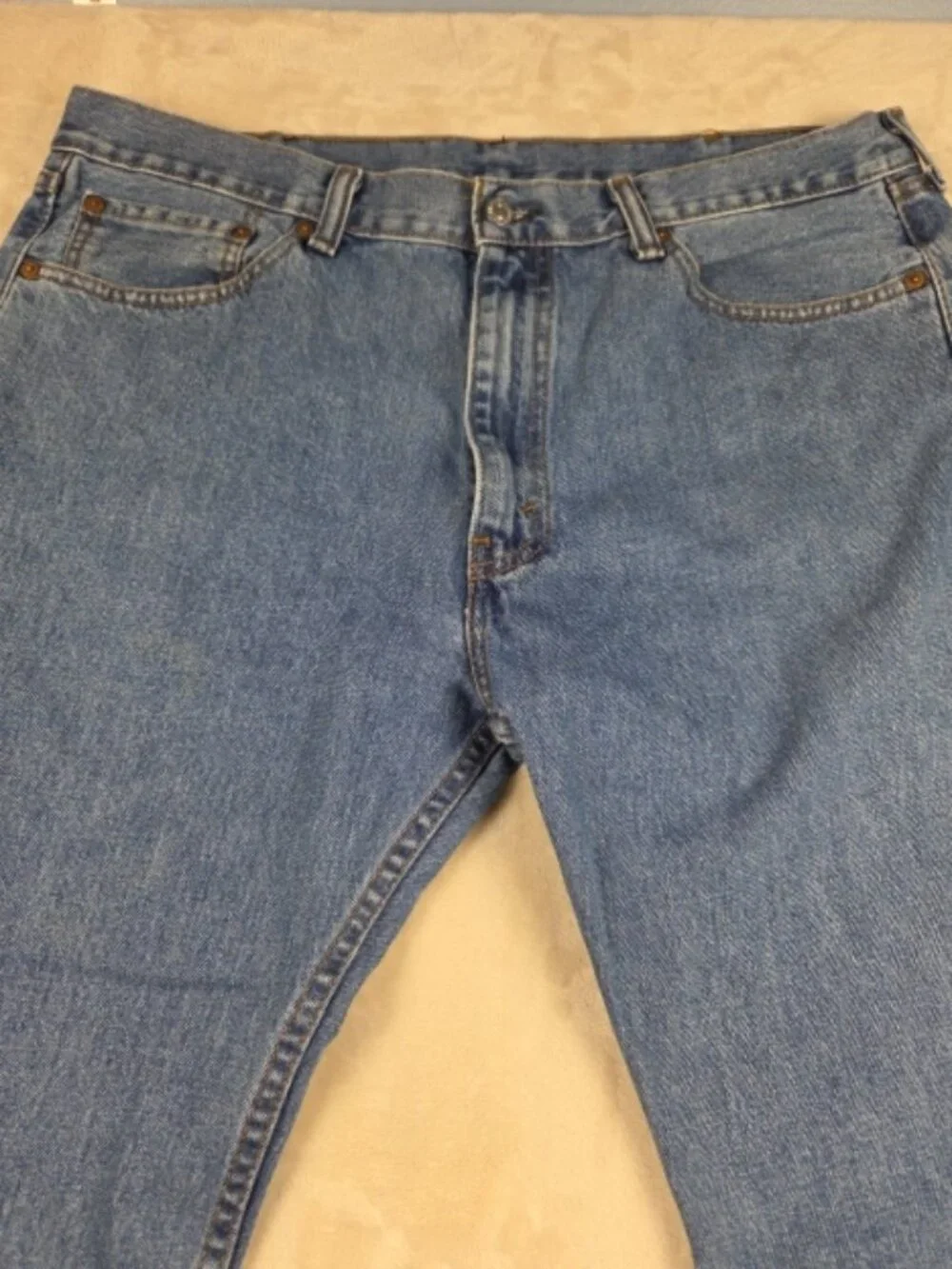 Levi’s 505 Regular Fit Straight Leg Jeans – Light Wash – Men’s W38 L30